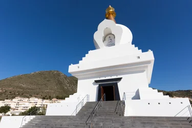 Stupa, Benalmadena Pueblo, Spanien
